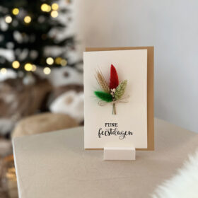Luxe wenskaart KERST