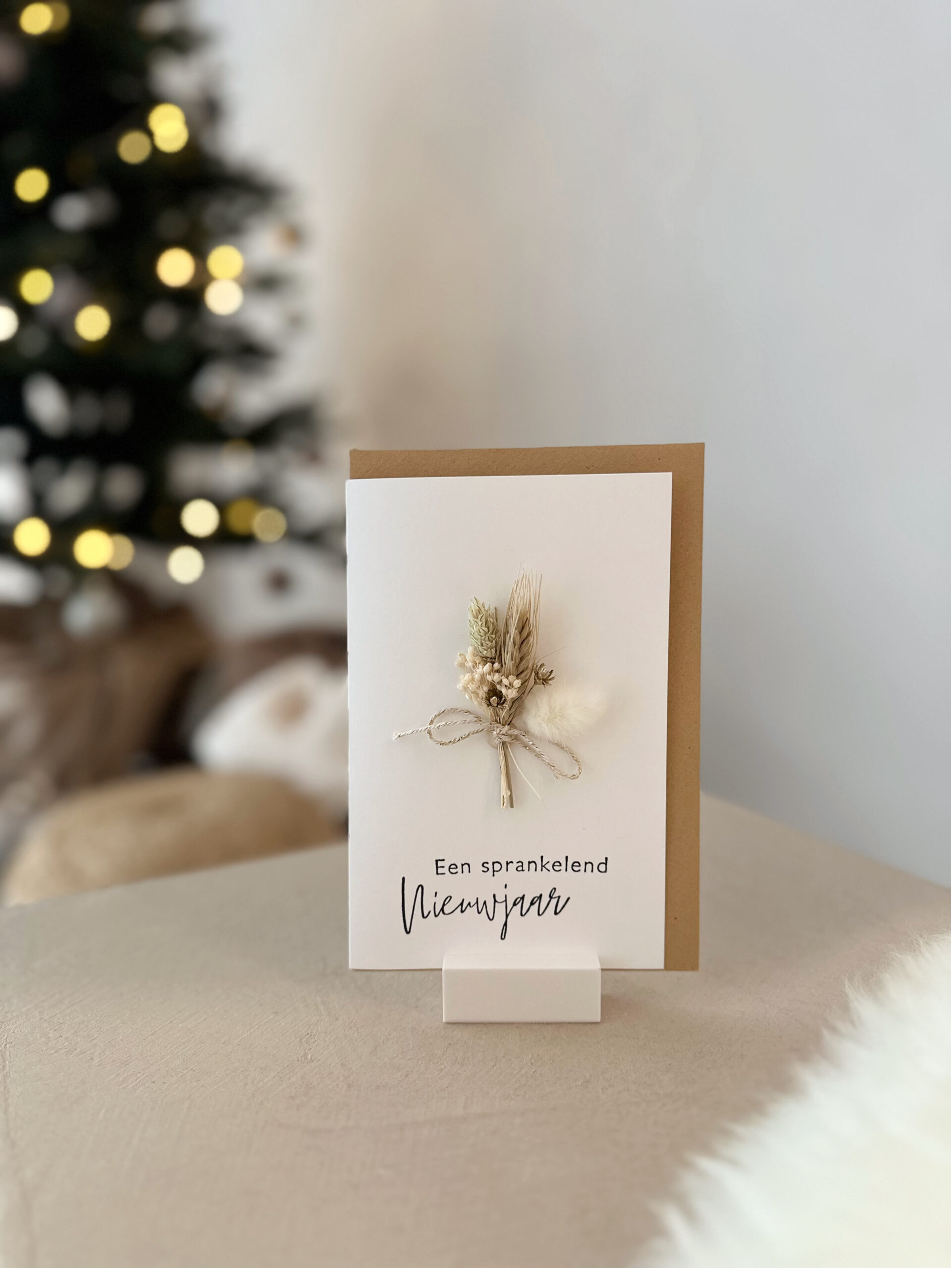 Luxe wenskaart EINDEJAAR