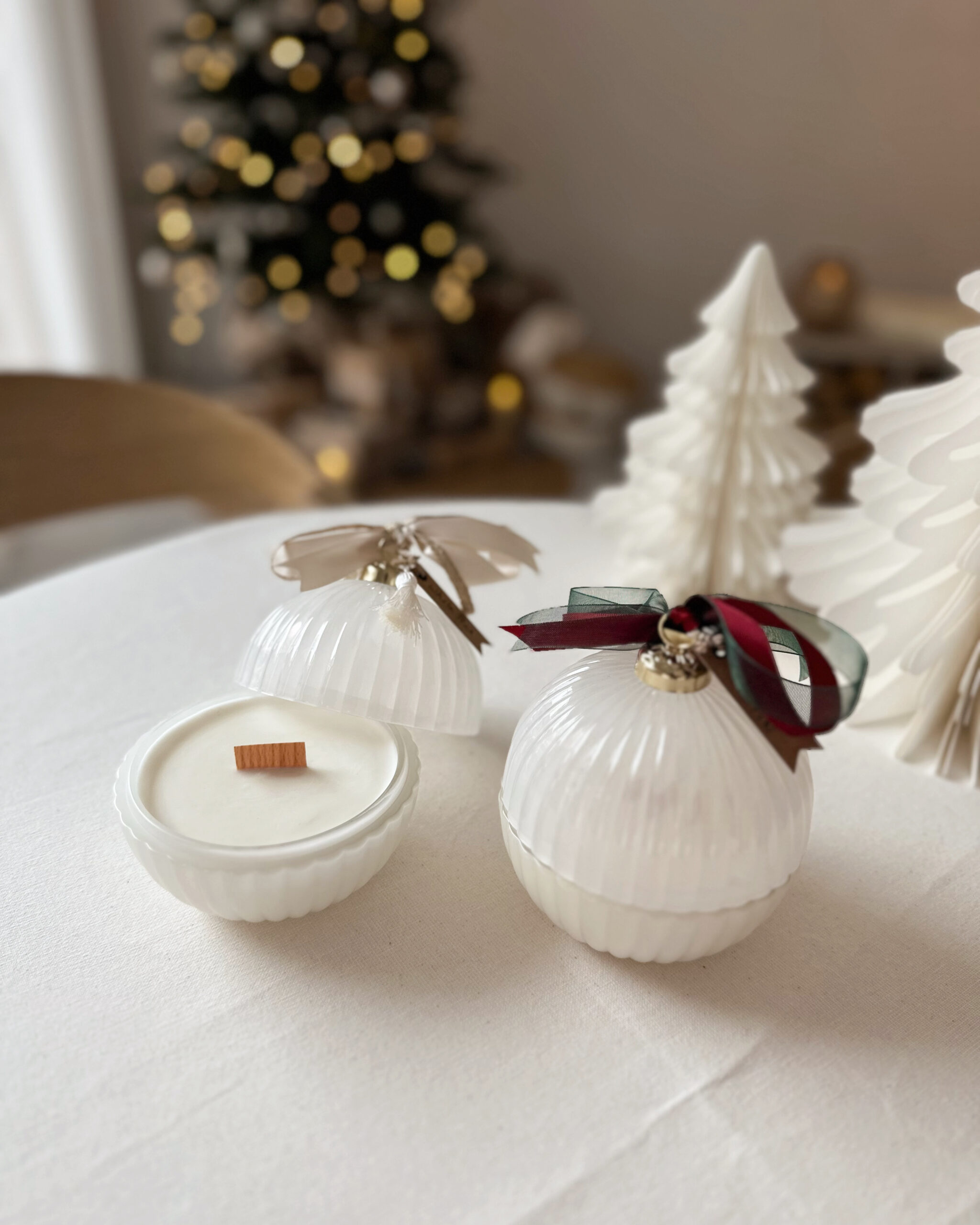 Kerstbal in glas